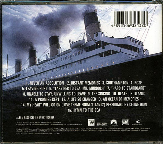 James Horner - Titanic: Music From The Motion Picture