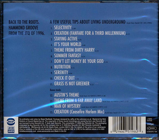 James Taylor Quartet - A Few Useful Tips About Living Underground
