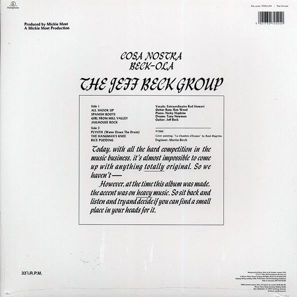 Jeff Beck Group - Beck-Ola (white vinyl)