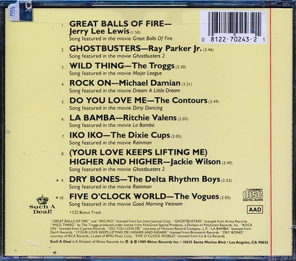 Jerry Lee Lewis, The Troggs, The Dixie Cups, Etc. - Greatest Movie Rock Hits