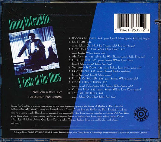 Jimmy McCracklin - A Taste Of The Blues (marked/ltd stock)