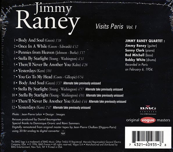 Jimmy Raney - Visits Paris Volume 1