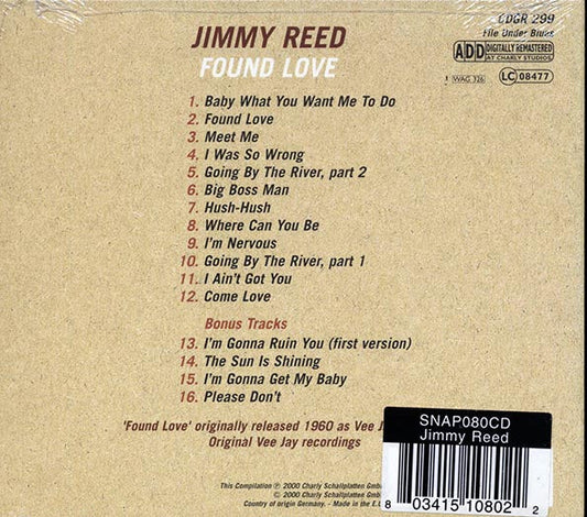 Jimmy Reed - Found Love (+4 bonus tracks)
