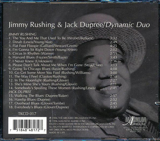Jimmy Rushing, Jack Dupree - Dynamic Duo (marked/ltd stock)