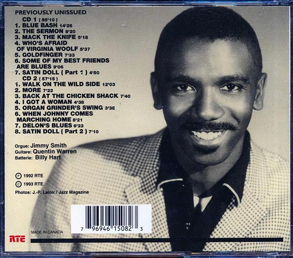 Jimmy Smith & The Trio - En Concert Avec Europe1: Salle Pleyel 28 Mai 1965 (2xCD)