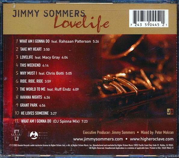 Jimmy Sommers - Lovelife