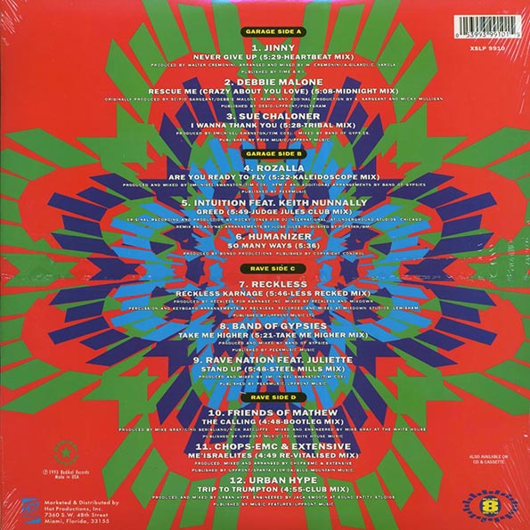 Jinny, Debby Malone, Rave Nation, Humanizer, Urban Hype, Etc. - Pulsating Rhythms (ORIGINAL 1993 PRESS) (orig. press) (2xLP)