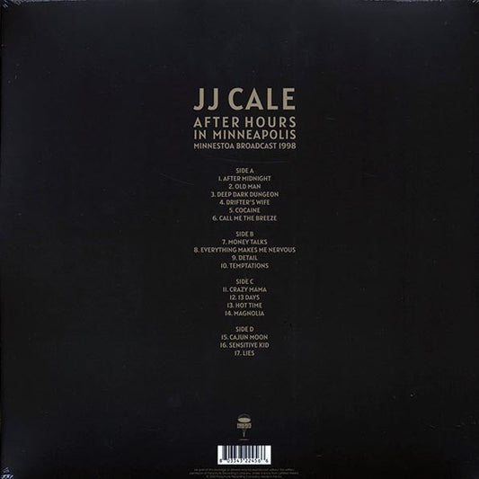 JJ Cale - After Hours In Minneapolis: Minnesota Broadcast 1998 (2xLP)