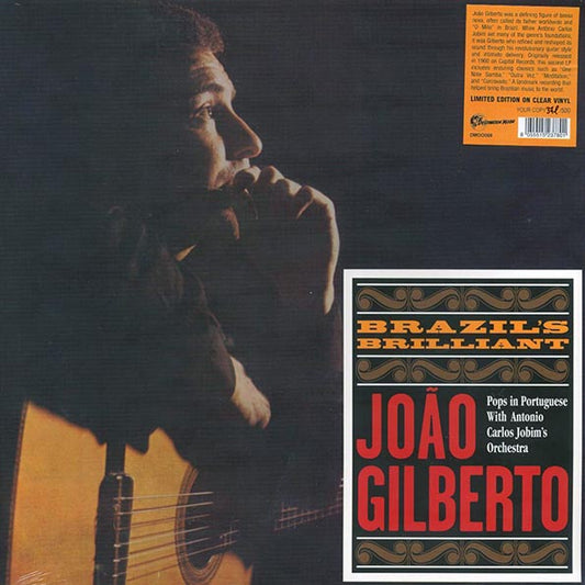 Joao Gilberto - Brazil's Brilliant Joao Gilberto: Pops In Portuguese With Antonio Carlos Jobim's Orchestra (ltd. 500 copies made) (clear vinyl)