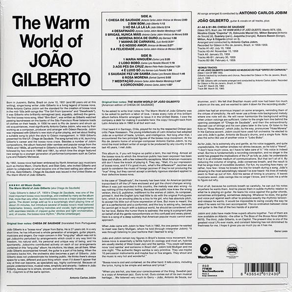 Joao Gilberto - The Warm World Of Joao Gilberto (+5 bonus tracks) (ltd. ed.) (180g)
