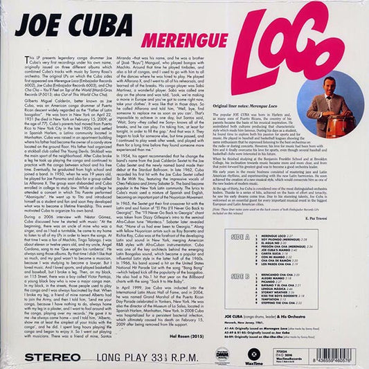 Joe Cuba - Merengue Loco (ltd. ed.) (180g)