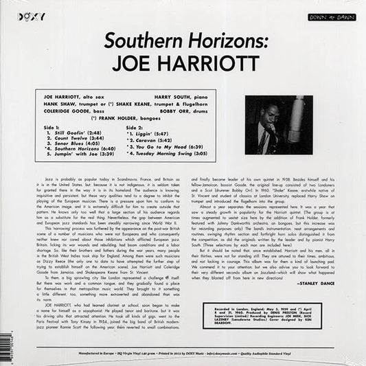 Joe Harriott Quintet And Sextet - Southern Horizons