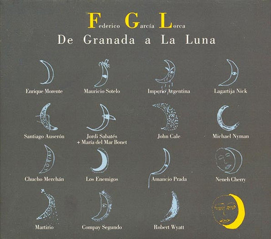 John Cale, Santiago Auseron, Enrique Morente, Amancio Prada, Etc. - Federico Garcia Lorca: De Granada A La Luna (20 tracks) (2xCD) (incl. large booklet) (deluxe 3-fold digipak)