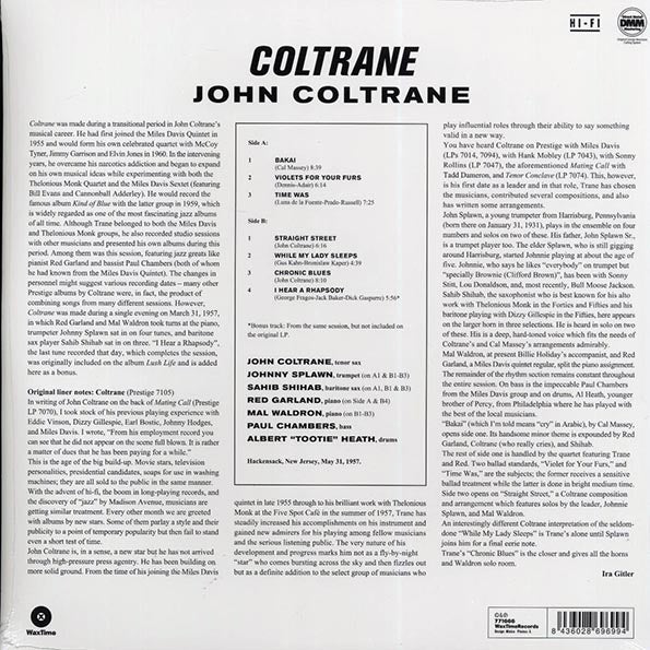 John Coltrane - Coltrane (+bonus track) (ltd. ed.) (180g) (remastered)