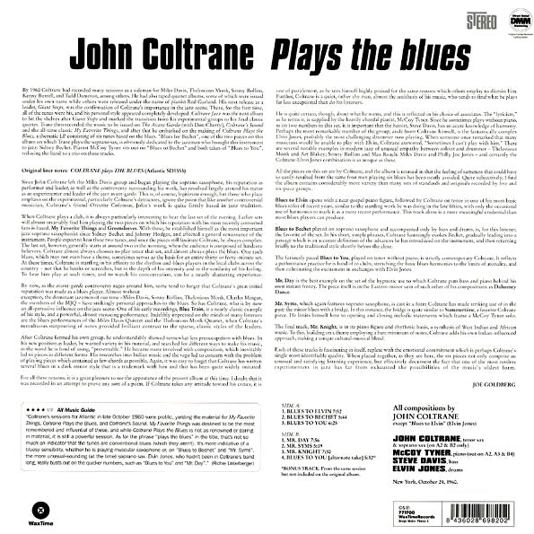 John Coltrane - Coltrane Plays The Blues (180g)