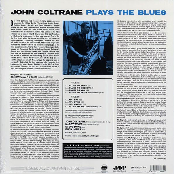 John Coltrane - Coltrane Plays The Blues (+2 bonus tracks) (ltd. ed.) (180g)