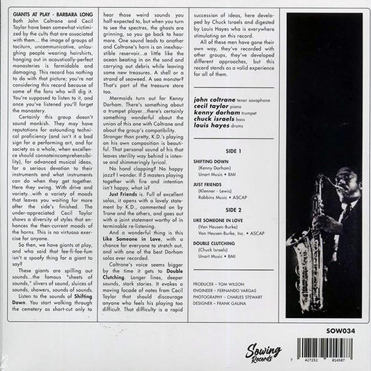John Coltrane - Coltrane Time (clear vinyl)