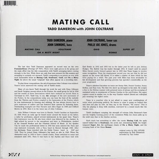 John Coltrane, Tadd Dameron - Mating Call