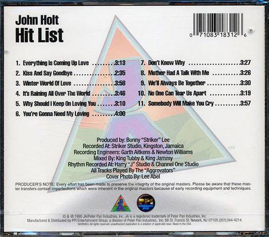 John Holt - Hit List (marked/ltd stock)
