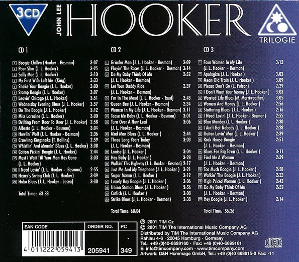 John Lee Hooker - Hommage (60 tracks) (3xCD)