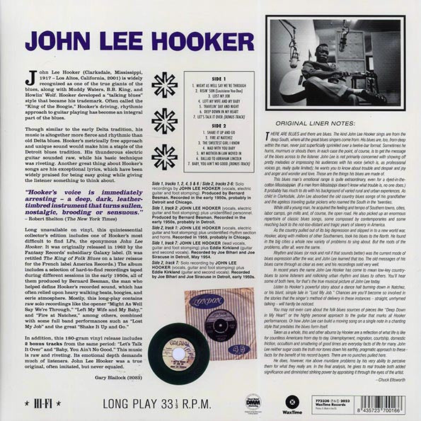 John Lee Hooker - John Lee Hooker (+2 bonus tracks) (ltd. ed.) (180g)