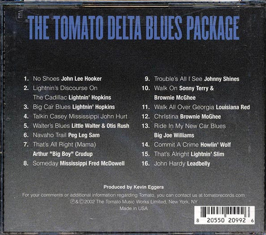 John Lee Hooker, Lightnin' Hopkins, Mississippi John Hurt, Etc. - The Tomato Delta Blues Package