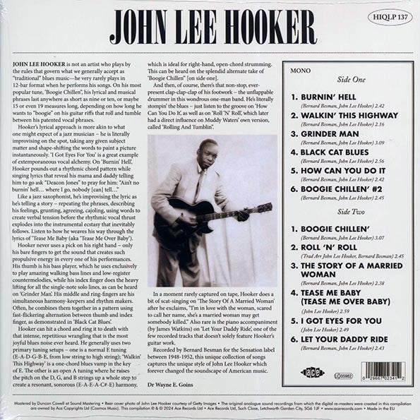 John Lee Hooker - Sensation: Documenting The Sensation Recordings, 1948-52 (mono) (180g) (remastered)