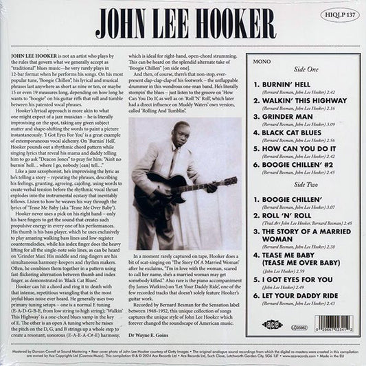 John Lee Hooker - Sensation: Documenting The Sensation Recordings, 1948-52 (mono) (180g) (remastered)