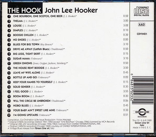 John Lee Hooker - The Hook: The Best Of John Lee Hooker (22 tracks)