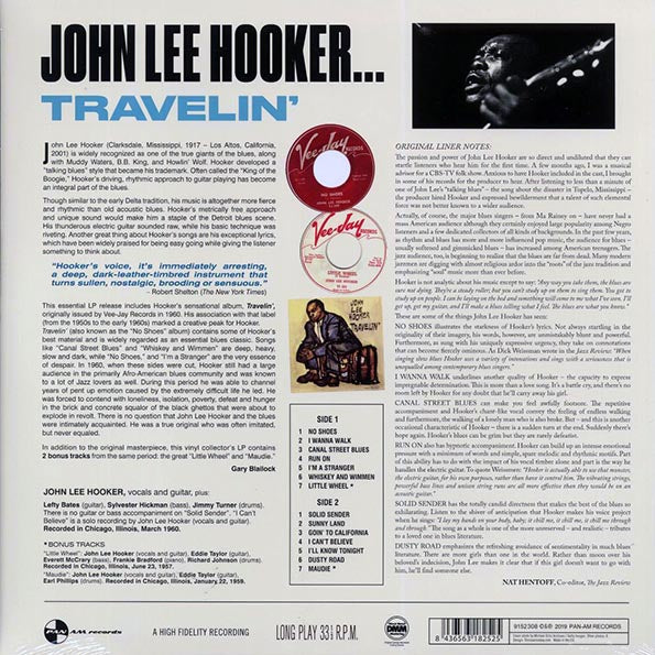 John Lee Hooker - Travelin' (+2 bonus tracks) (ltd. ed.) (180g)
