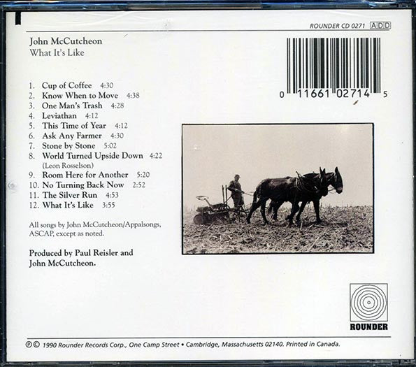John McCutcheon - What It's Like (marked/ltd stock)