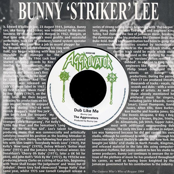 Johnny Clarke - Man Like Me  /  The Aggrovators - Dub Like Me