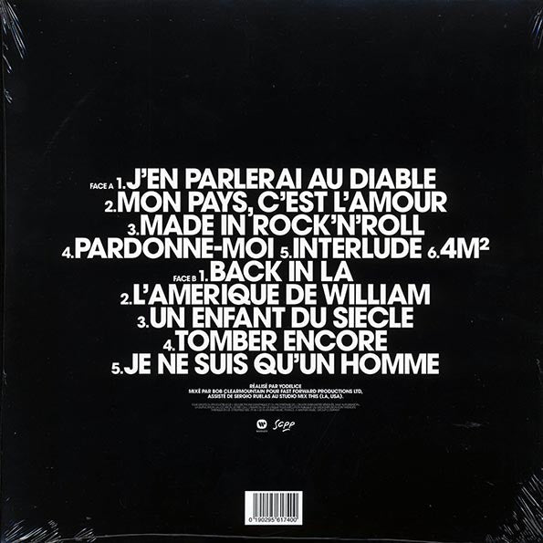Johnny Hallyday - Mon Pays C'Est L'Amour (2xLP) (white vinyl)