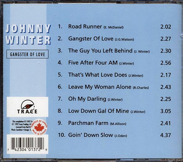 Johnny Winter - The World Of Johnny Winter: Gangster Of Love