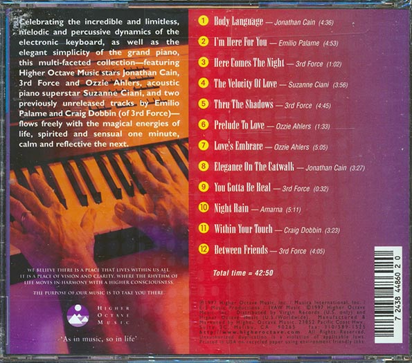 Jonathan Cain, 3rd Force, Ozzie Ahlers - Keys To The Heart: The Sensuous Elegance And Captivating Rhythms Of The Keyboard