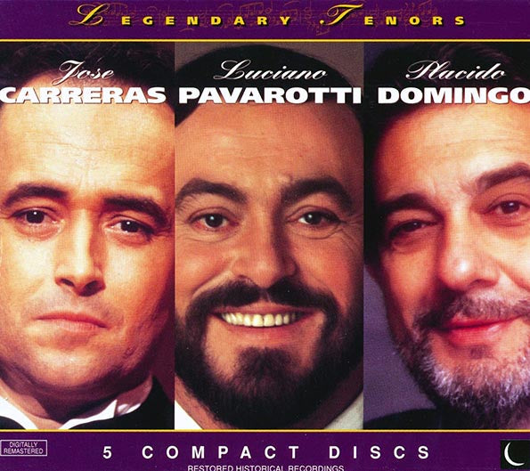 Jos Carreras, Luciano Pavarotti, Placido Domingo - Legendary Tenors (5xCD)