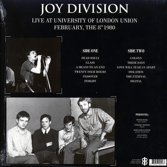 Joy Division - Live At University Of London Union, February, The 8th 1980