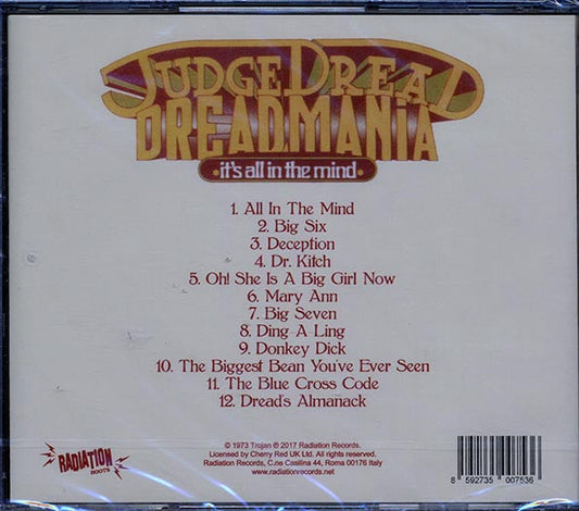 Judge Dread - Dreadmania: It's All In The Mind