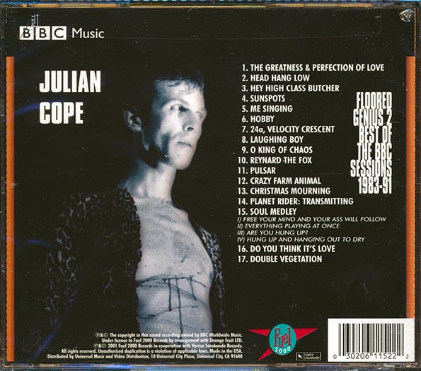 Julian Cope - Floored Genius 2: The Best Of The BBC Sessions (marked/ltd stock)