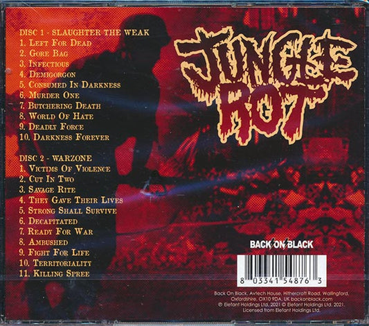 Jungle Rot - Slaughter The Weak + War Zone (21 tracks) (2xCD)