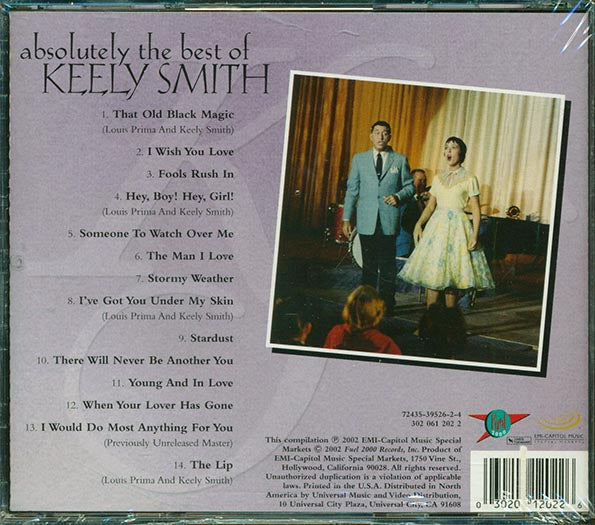 Keely Smith - Absolutely The Best Of Keely Smith (marked/ltd stock)