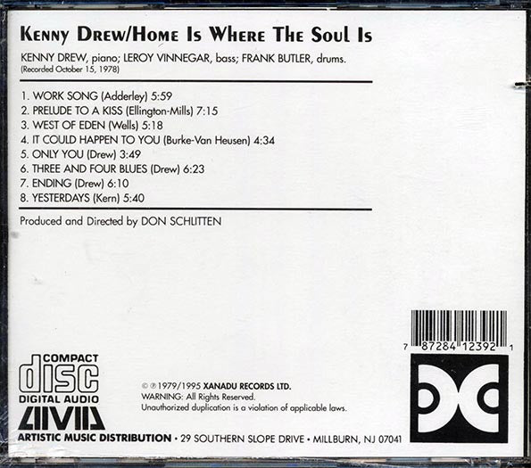 Kenny Drew - Home Is Where The Soul Is (marked/ltd stock)