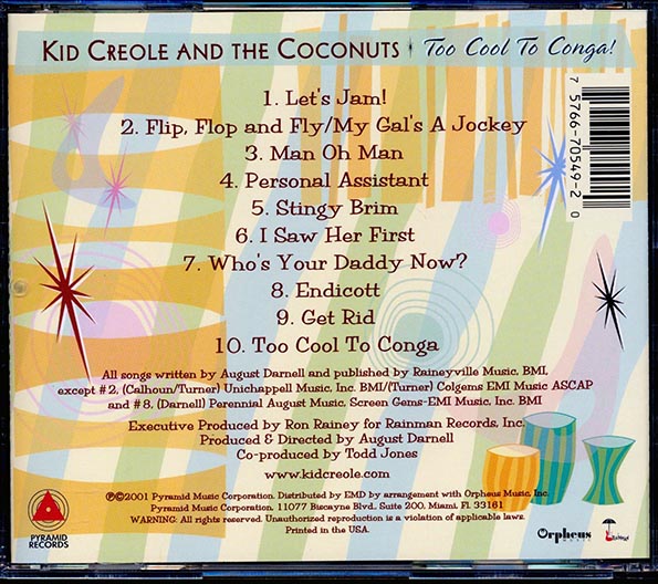 Kid Creole & The Coconuts - The Cool To Conga!