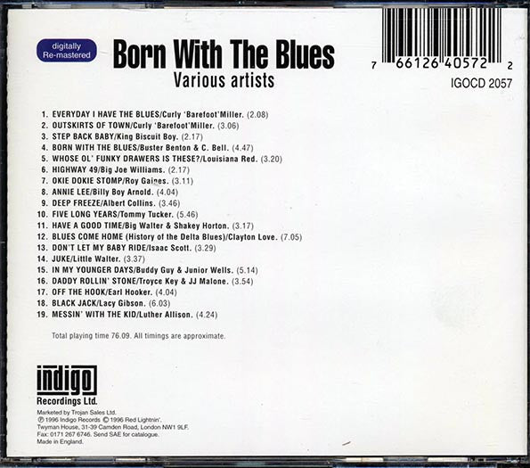 King Biscuit Boy, Billy Boy Arnold, Curly Barefoot Miller, Etc. - Born With The Blues