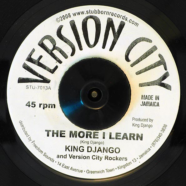 King Django - The More I Learn  /  Gideon Blumenthal - Tabernacle Version (rhythm: "Dread Inna Mi Heart")