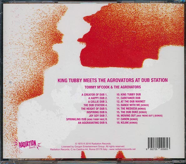King Tubby, Tommy McCook, The Aggrovators - King Tubby Meets The Aggrovators At Dub Station (+6 bonus tracks) CD