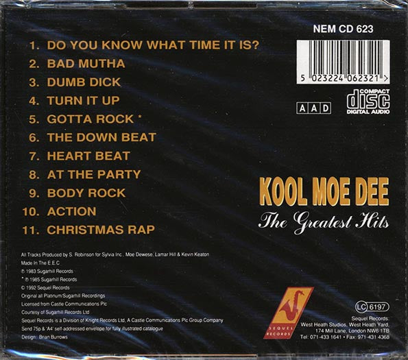Kool Moe Dee - The Greatest Hits
