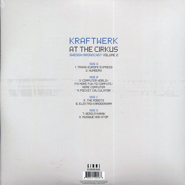 Kraftwerk - At The Cirkus Volume 2: Swedish Broadcast (2xLP)