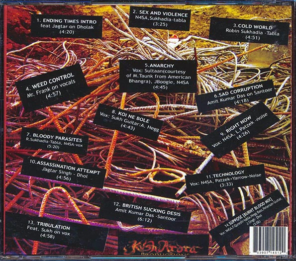 Kush Arora - Bhang Ragga: Dancehall, Bhangra, In Future Dub CD