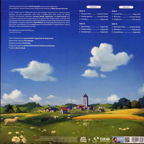 Laryssa Okada, Pygoscelis, Only Sound - Dorfromantik Soundtrack (2xLP) (feld yellow/blue fluss)
